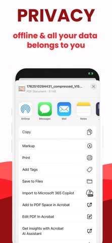 PDF Compressor • Compress PDF iPhone screenshot