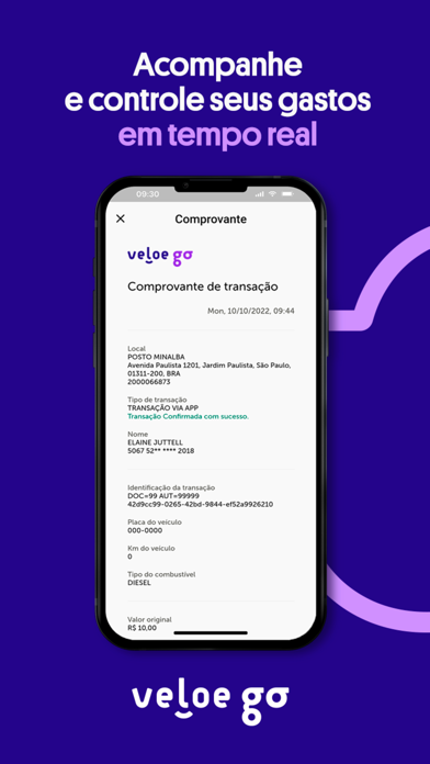 Veloe Go Motorista Screenshot
