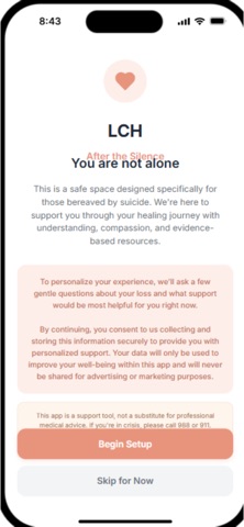 LCH  After the Silence app screenshot