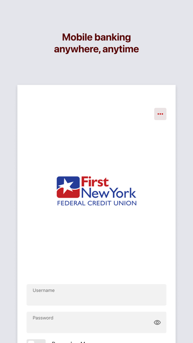 First New York FCU Screenshot