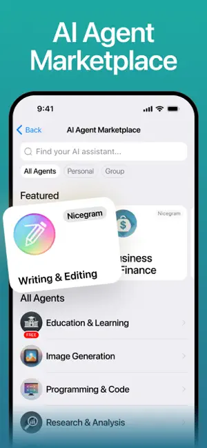 Nicegram: AI x Dual Telegram iPhone screenshot 4