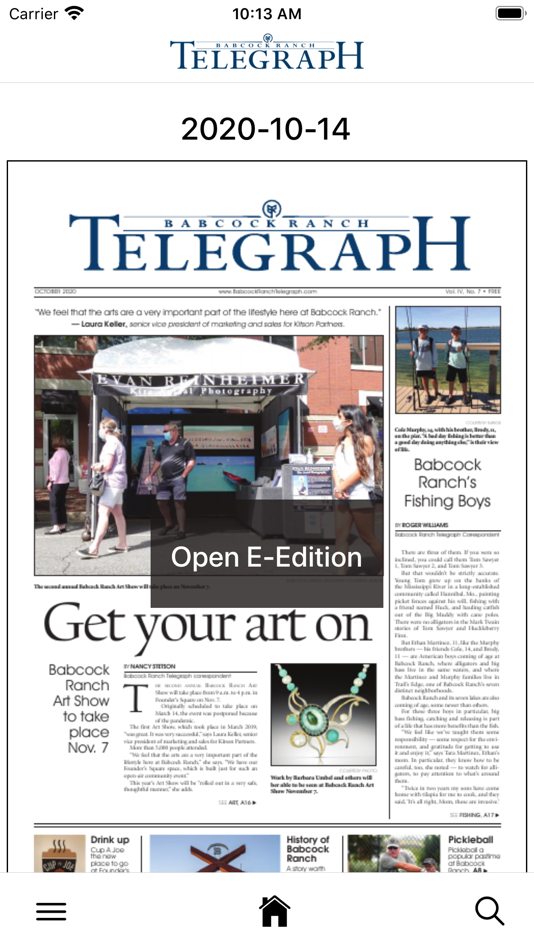 #2. Babcock Ranch Telegraph Mobile (iOS) 由: Our Hometown, Inc