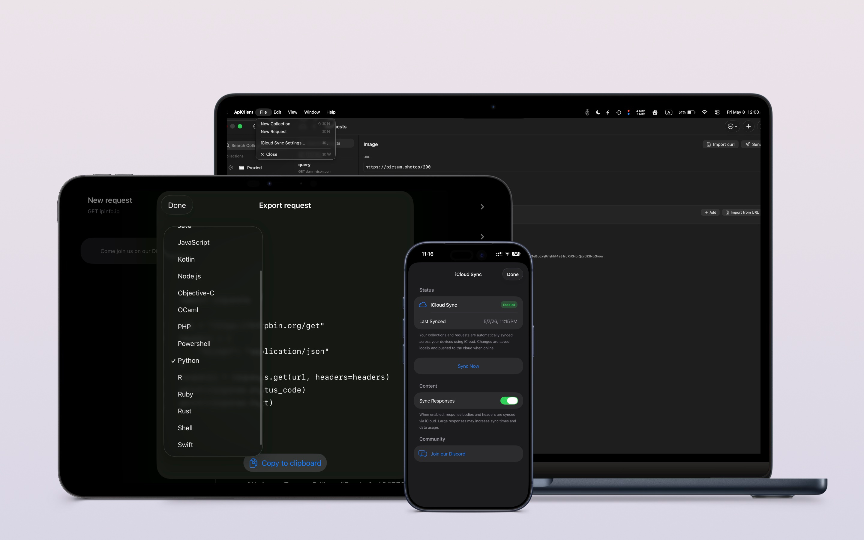 ApiClientSync screenshot 11