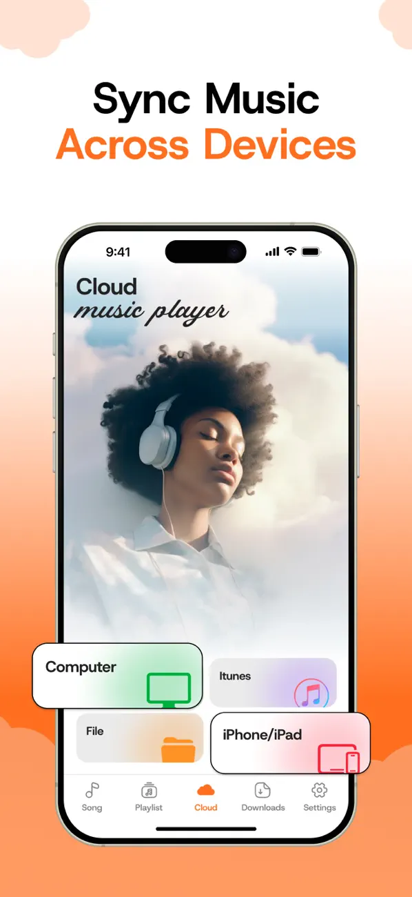 Screenshot #3 pour Cloud Music Player -