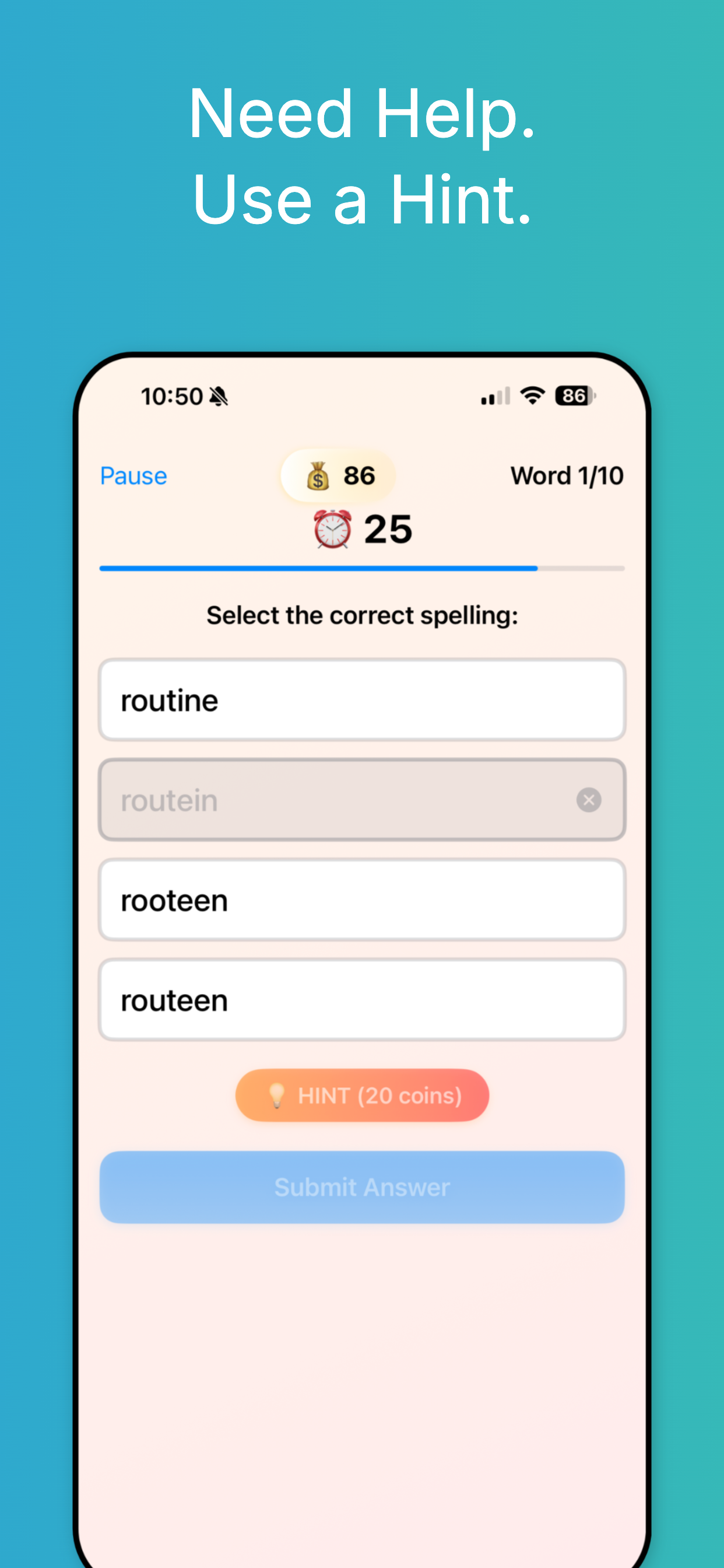 Spelling Rivals screenshot 4