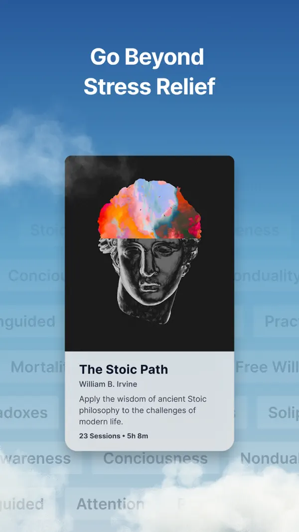 Waking Up: Meditation & Wisdom iPhone App Screenshot 4 – Gesundheit & Fitness