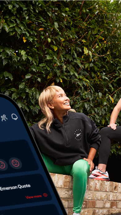 Reebok Fitness App Screenshot