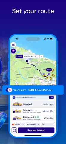 bitaksi - your closest taxi! iPhone screenshot 2