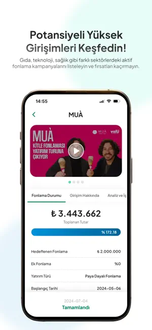 valÜ: Kitle Fonlama Platformu screenshot 4