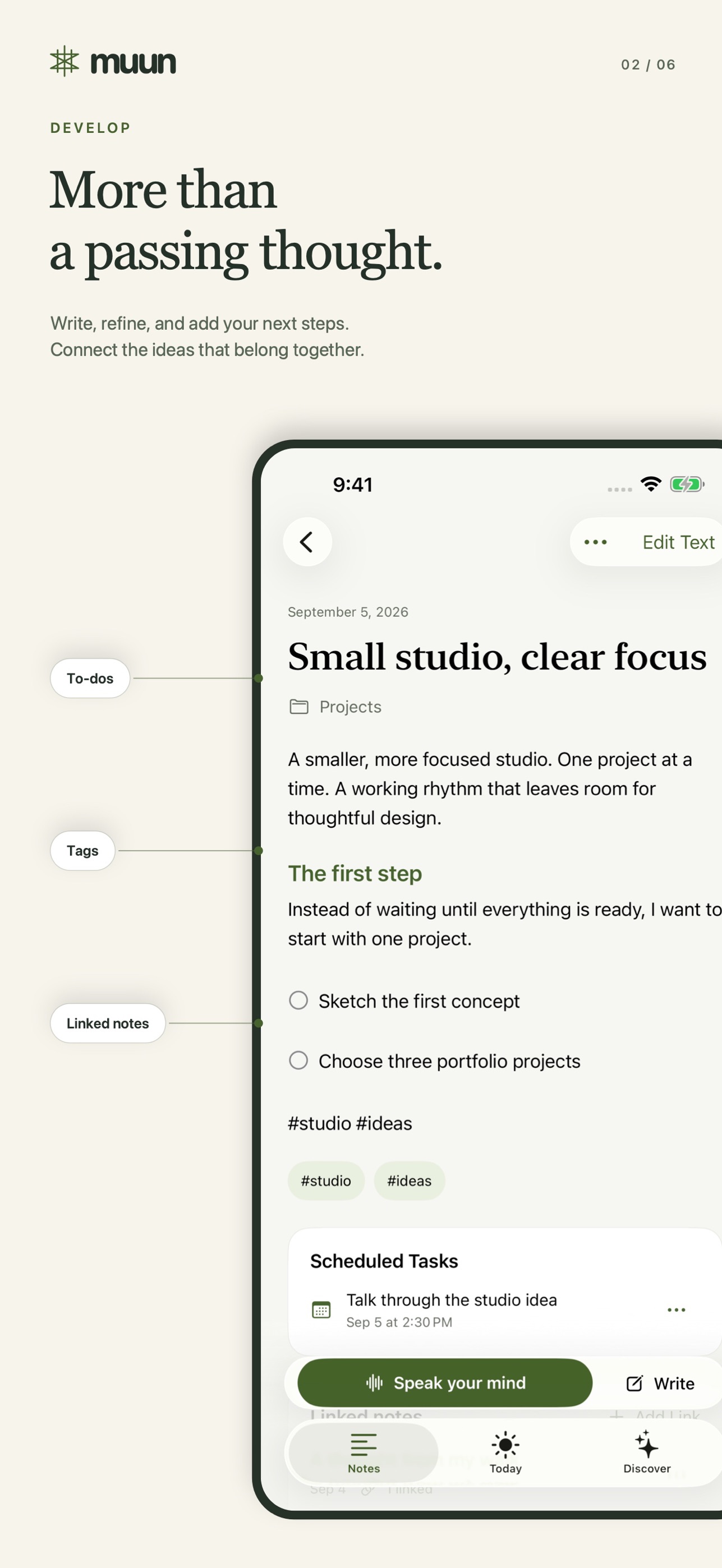 Screenshot 2 of Muun: Voice Notes & Ideas