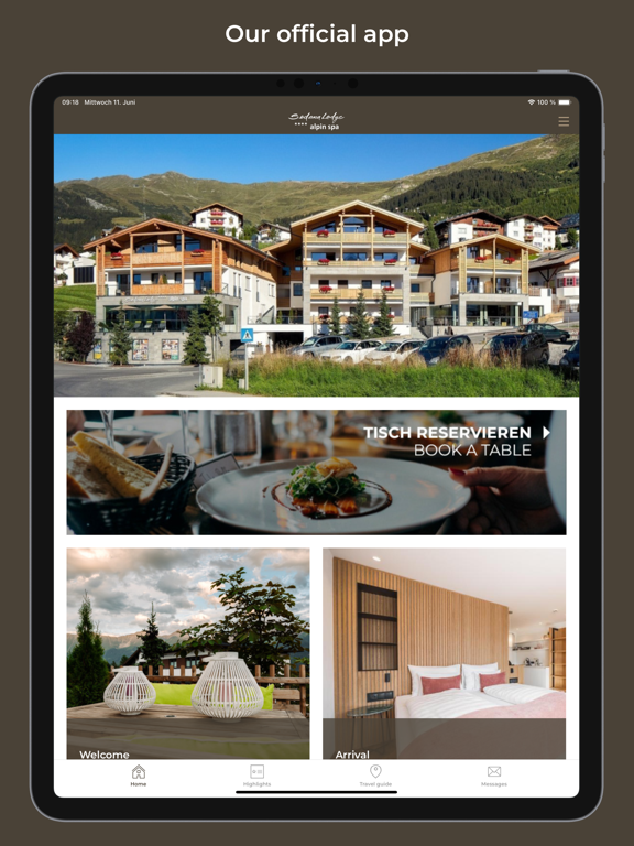 Sedona Lodge iPad screenshot