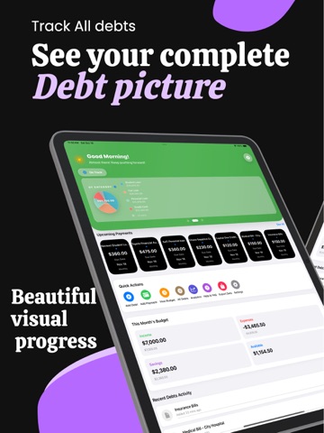 ClearDebt: Snowball Planner iPad screenshot