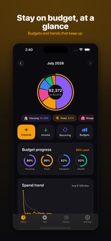 Ownspend: Expense Tracker Screenshot 4 of 5