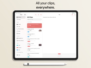 Clippo - Clipboard Manager iPad screenshot