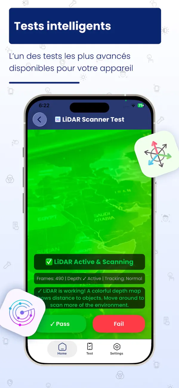 Screenshot #3 pour Check My Device : 40+ Tests