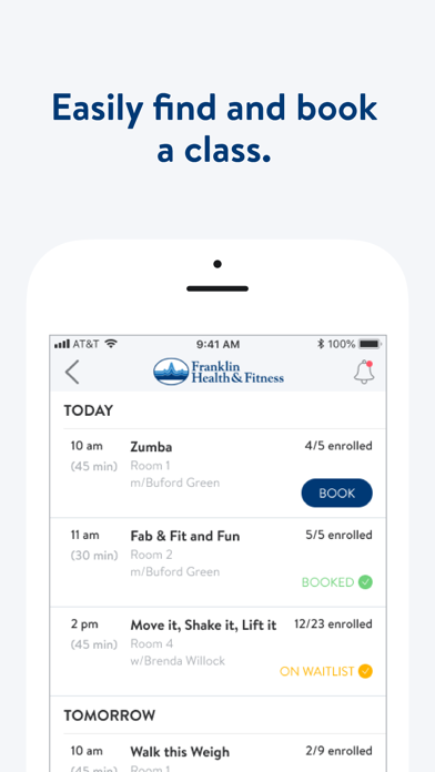 Franklin Health and Fitness Screenshot