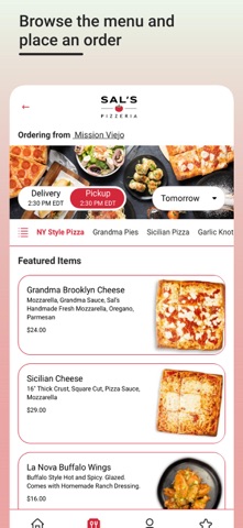 Sal’s Pizzeria iPhone screenshot