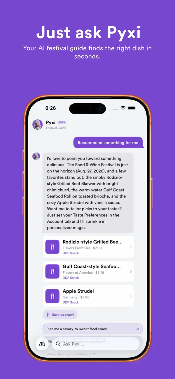 Screenshot #3 pour WDW Planner: Food & Festivals