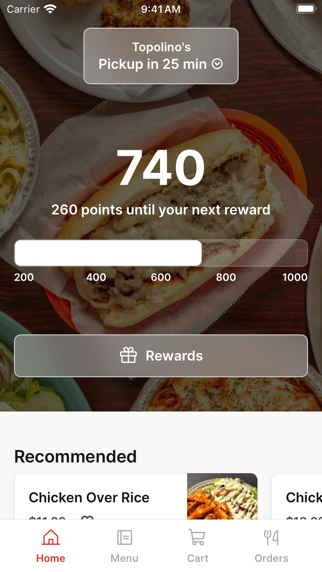 Topolino's To Go iPhone screenshot 1 - Food & Drink app