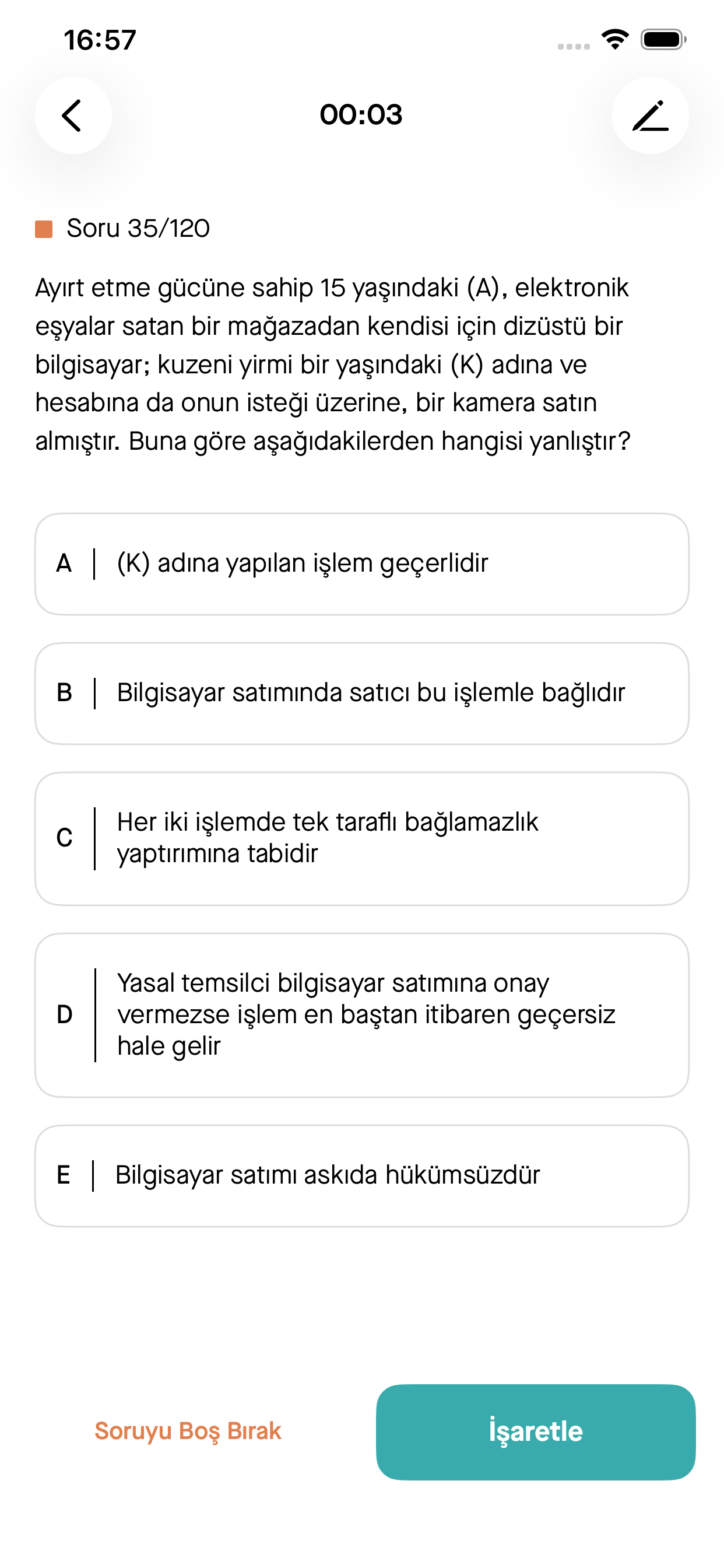 HMGS Deneme Sınavı – 6 Test screenshot 3