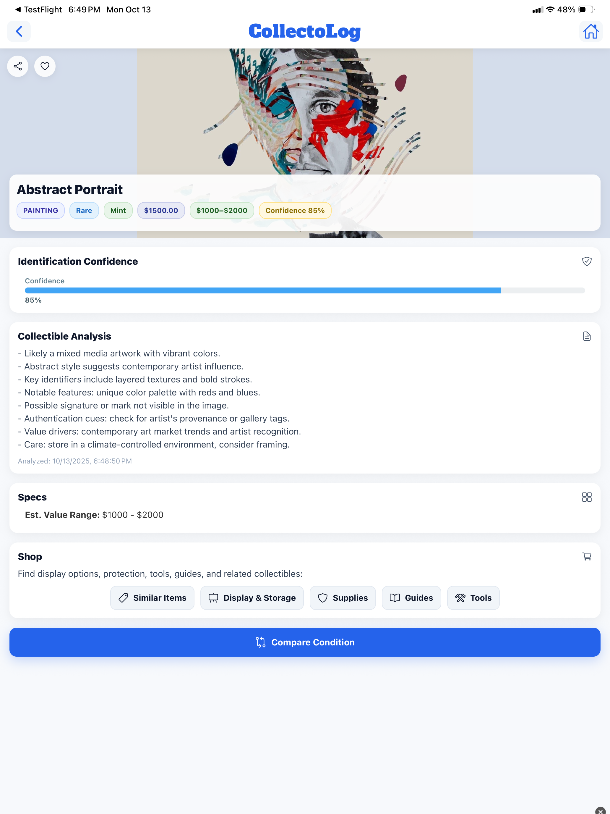 CollectoLog: AI Collector App screenshot 9