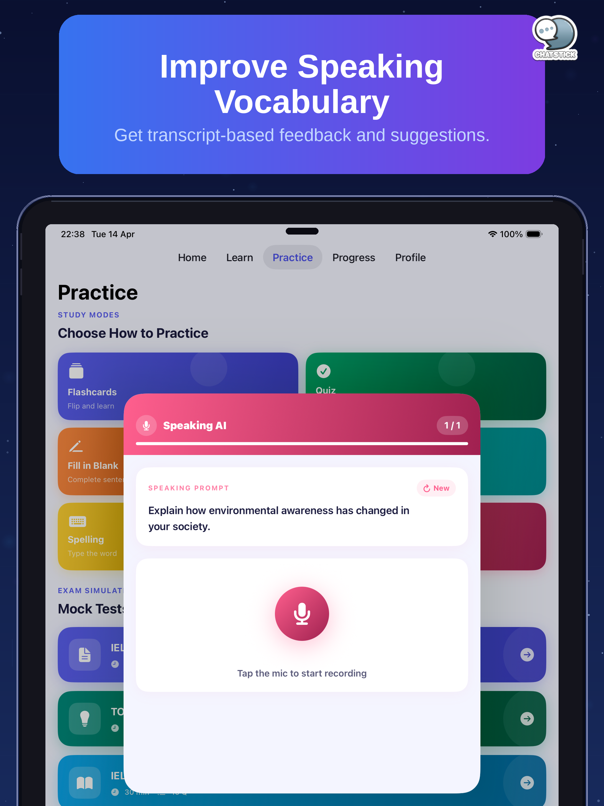 VocabLift Trainer by ChatStick