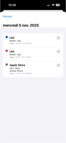 Calendrier Nounou+ Screenshot 1 of 2