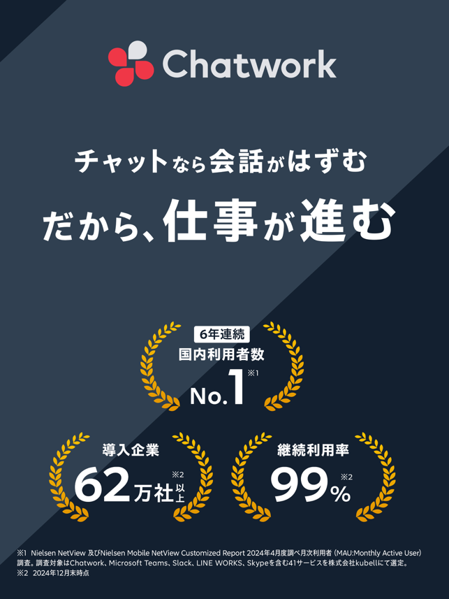 ‎Chatwork スクリーンショット
