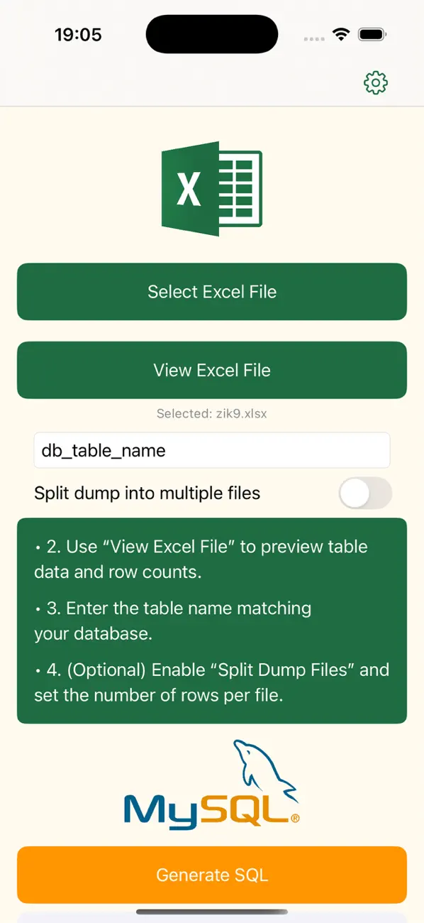 #5. Sql dump (iOS) โดย: KANZATI – ZIAD KHAZZAKA&CO.