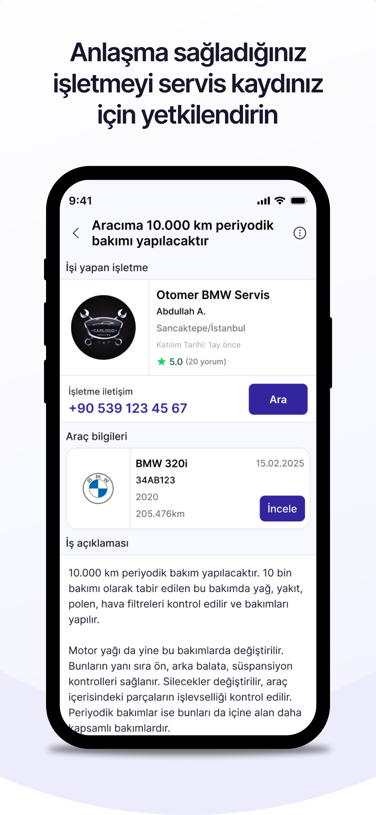 SuperOtoApp: Garantili Servis