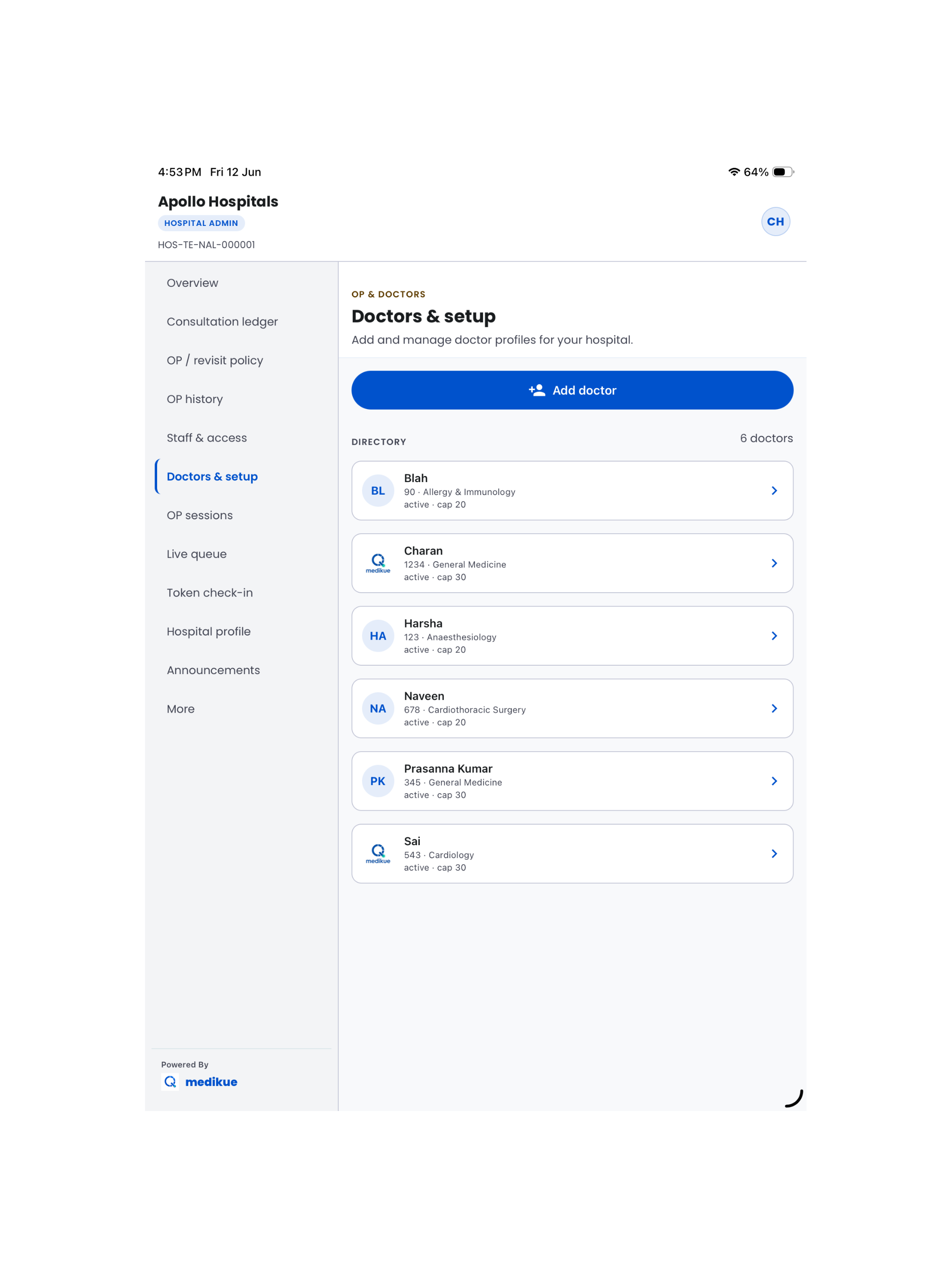Medikue staff screenshot 12