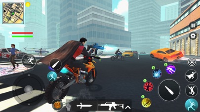 Flying Hero City Crime RPG Screenshot