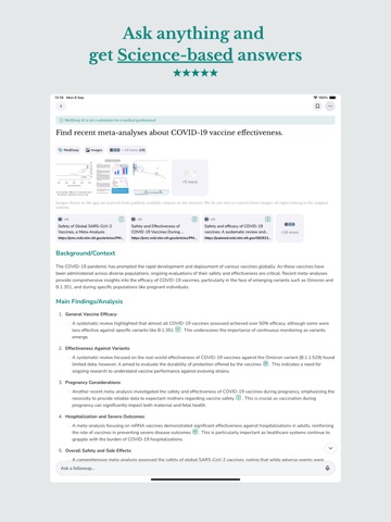 MedDeep AI Medical Assistant iPad screenshot