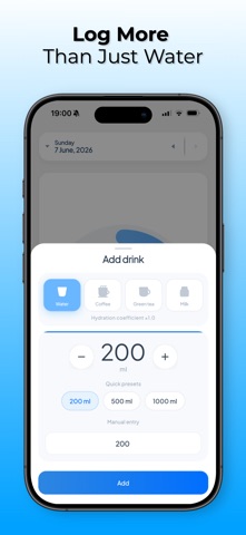 Daily Water App Screenshot 2 of 5