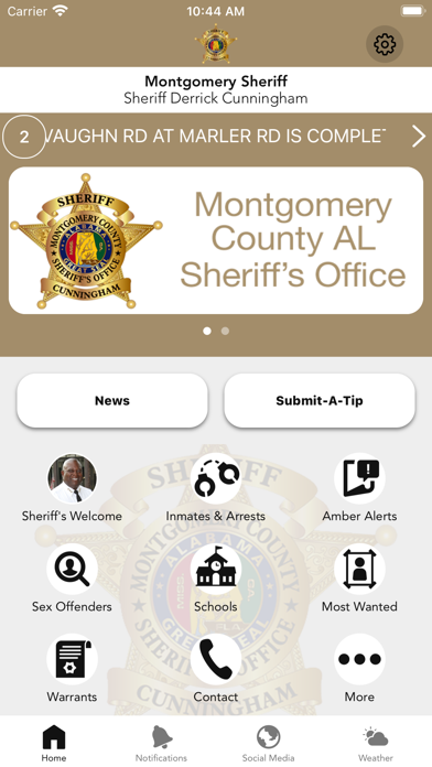 Montgomery County AL Sheriff Screenshot