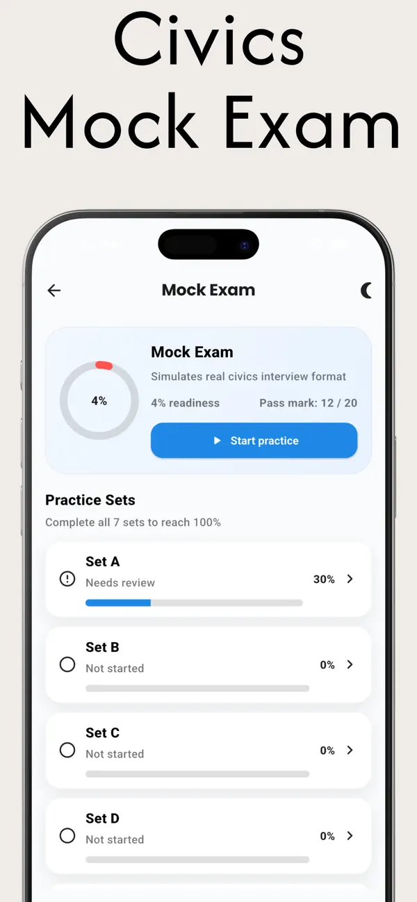 Screenshot #2 pour US Citizenship Test 2026. Prep