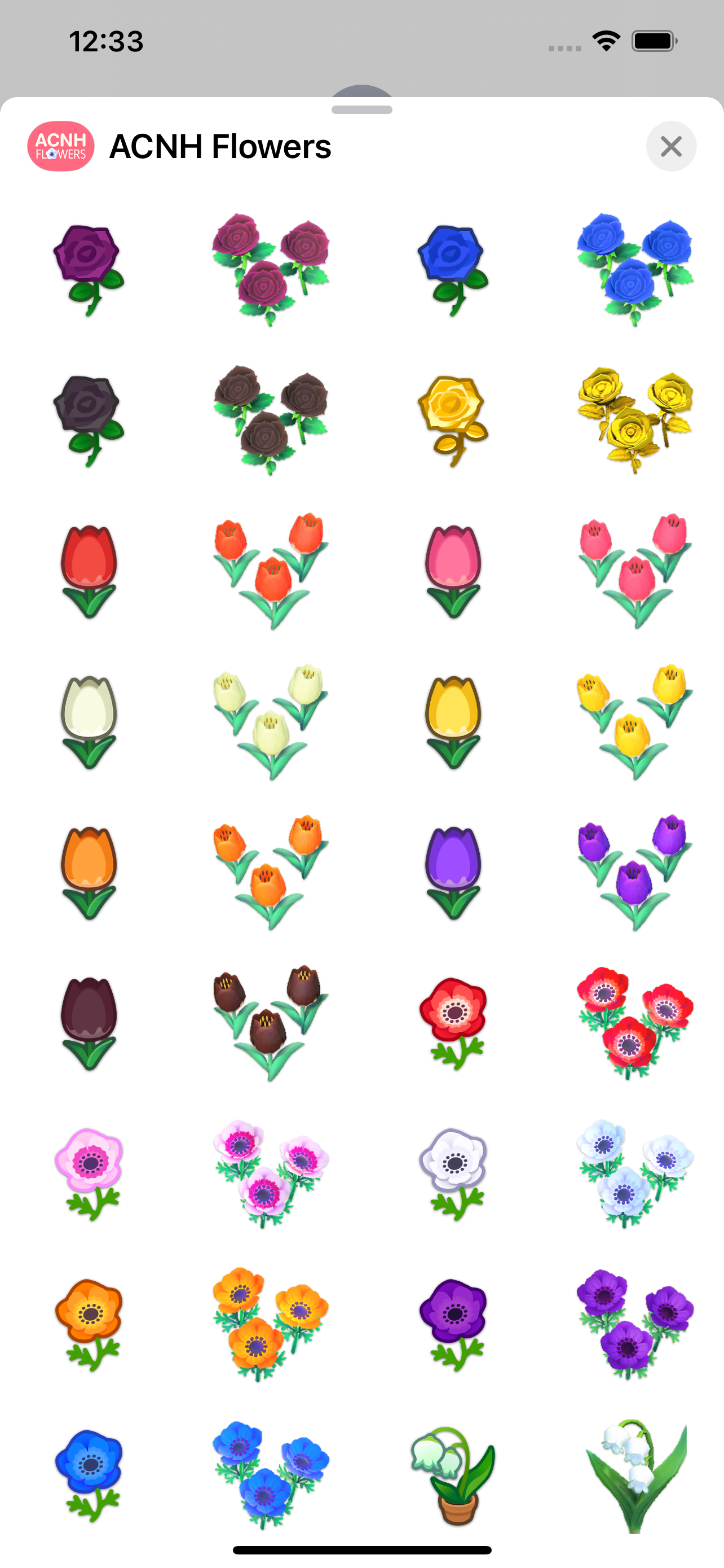 ACNH Flowers