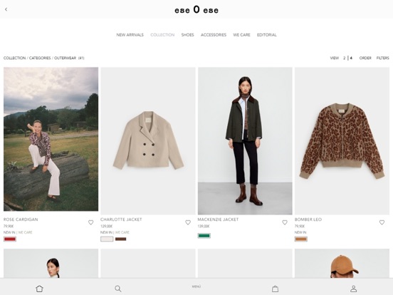 eseOese iPad screenshot 3 - Shopping app