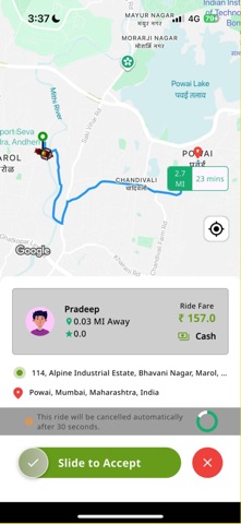 Traker Partner Drive & Deliver screenshot