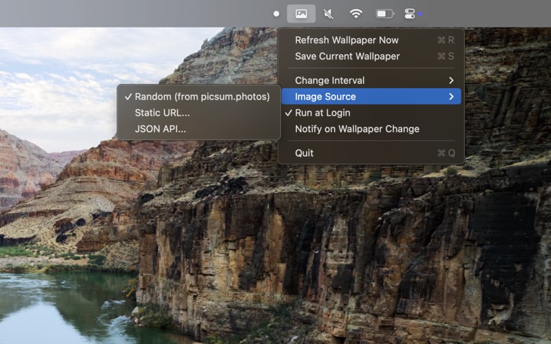 Wallpaper Changer from URL+API app screenshot
