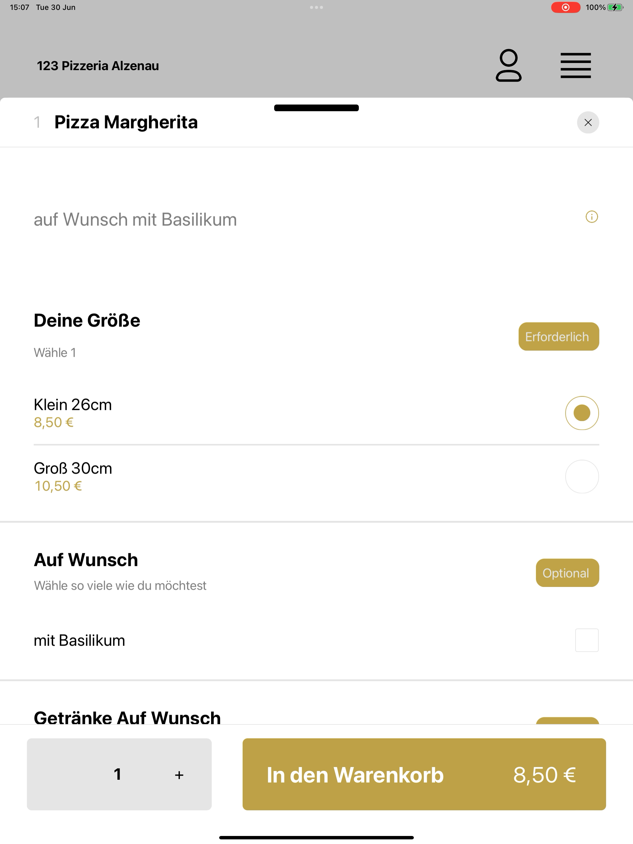 123 Pizzeria Alzenau screenshot 8
