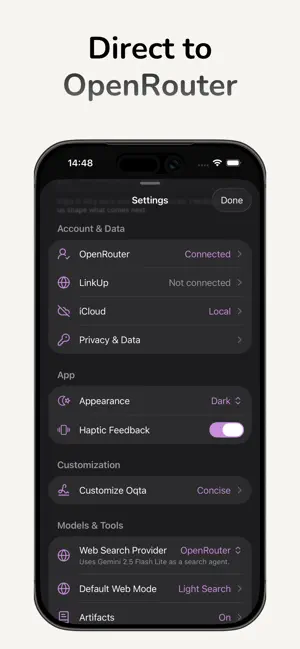 Oqta: Multi-Model AI Chat screenshot 4