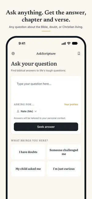 AskScripture: Bible Study Chat screenshot 1