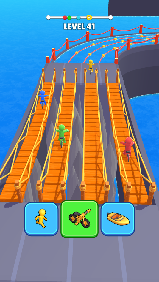 #6. Shape Transform 3D Race (iOS) 来自: Playspare