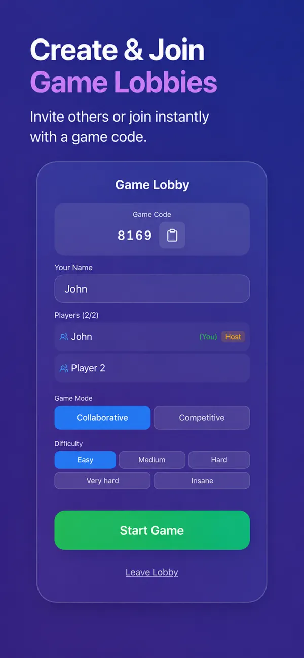 Screenshot #2 pour Collaborative Sudoku