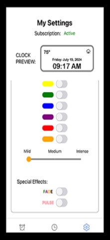 Cosmosis Alarm iPhone screenshot