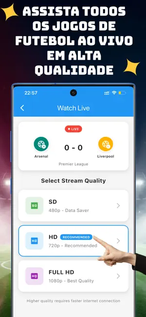 FutBR - futebol Ao Vivo screenshot 1