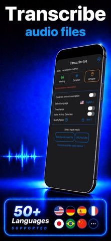 Dictation Pro - Voice to Text iPhone screenshot