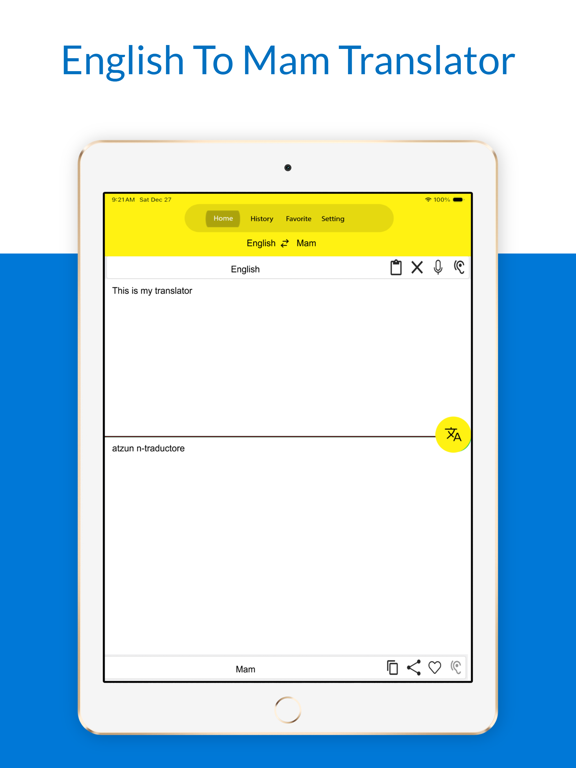 English To Mam Translator iPad screenshot