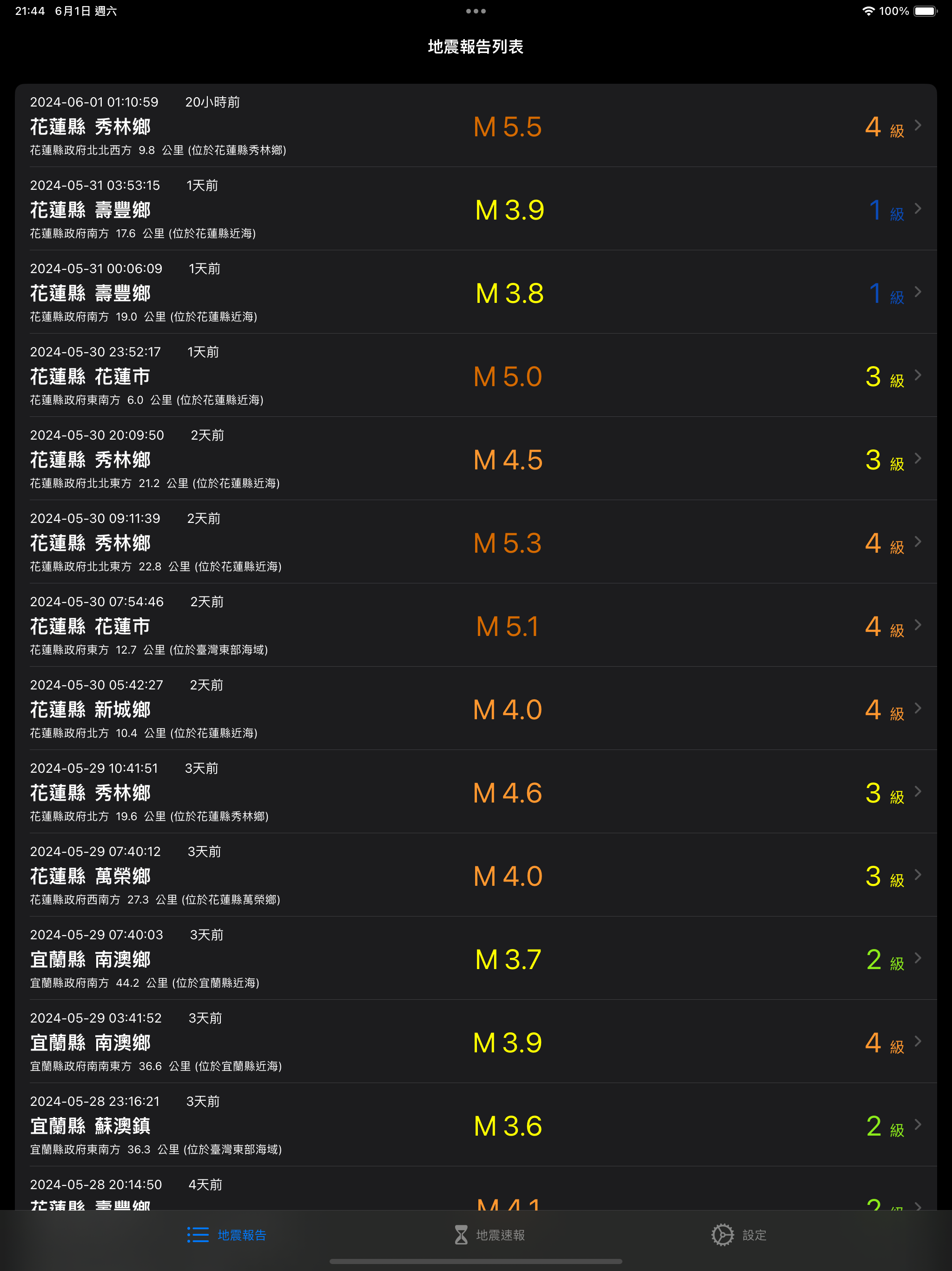 KNY地震速報